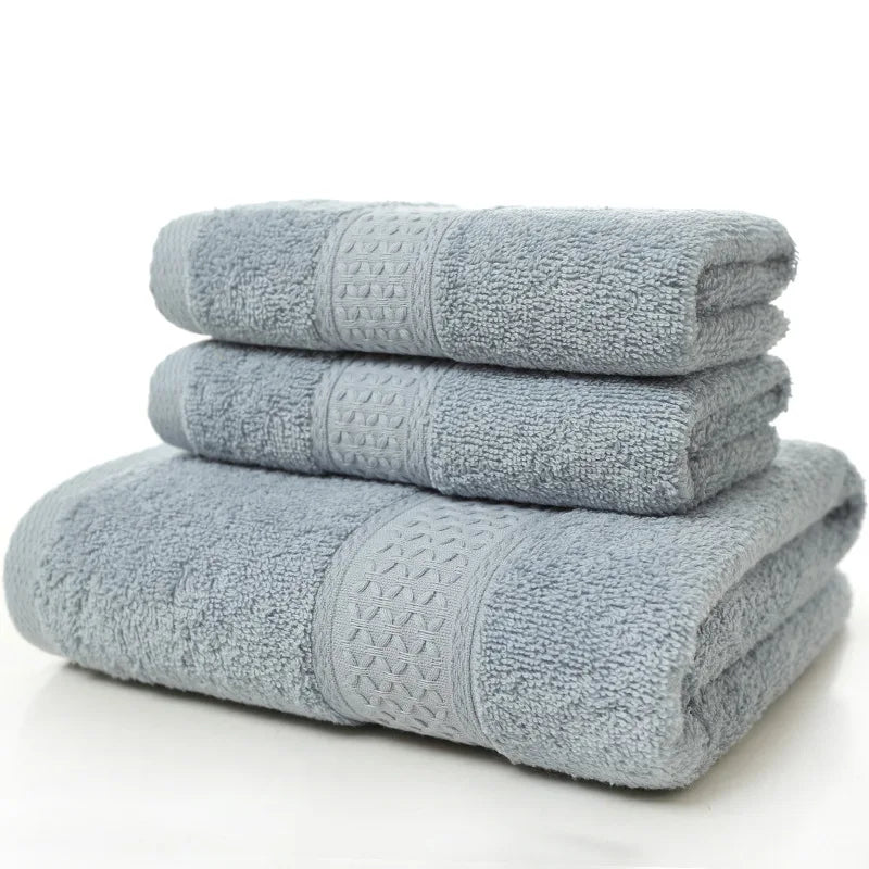 Large Cotton Super Absorbent Thick Towel Bath Towel 70*140 Soft Bath Towel Comfortable Beach Towel