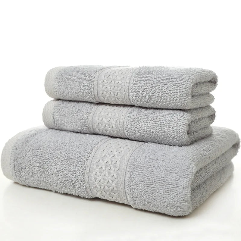 Large Cotton Super Absorbent Thick Towel Bath Towel 70*140 Soft Bath Towel Comfortable Beach Towel