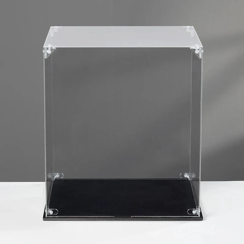 ROBOTIME ROKR Display Case for Model Kits High Clarity Collector's Box with Side Door Storage Showcase for DIY Puzzles Gifts