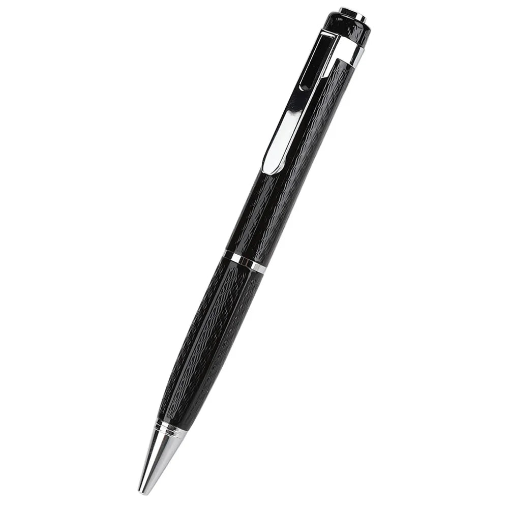 Pen-shaped Continuous 12-hour Digital Voice Recorder 192Kbps One-button Audio Recorder Portable Audio Video for Conferences