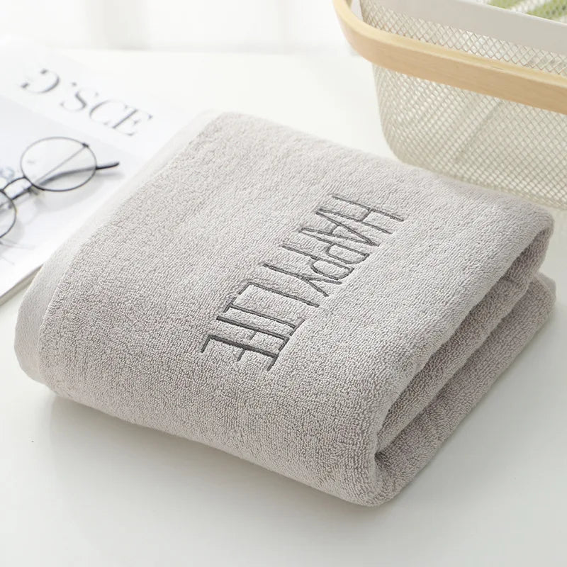70X140CM Large Cotton Super Absorbent Thick Towel Bath Towel Beauty n motionQuick Drying Soft Bath Towel Comfortable Beach Towel