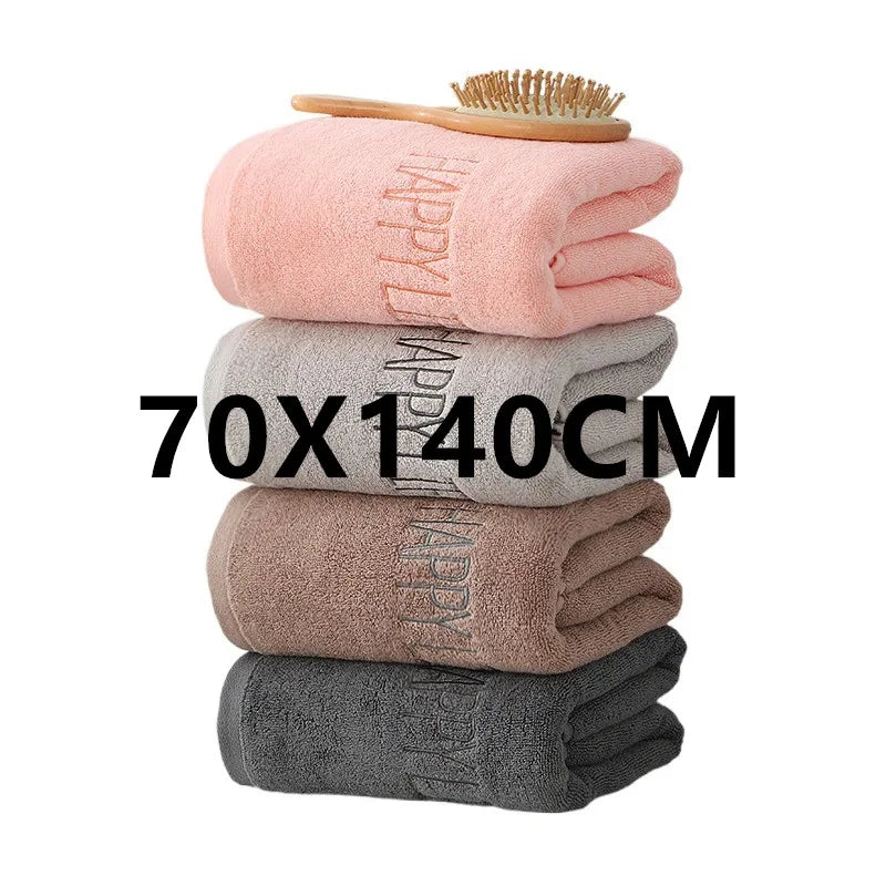 70X140CM Large Cotton Super Absorbent Thick Towel Bath Towel Beauty n motionQuick Drying Soft Bath Towel Comfortable Beach Towel