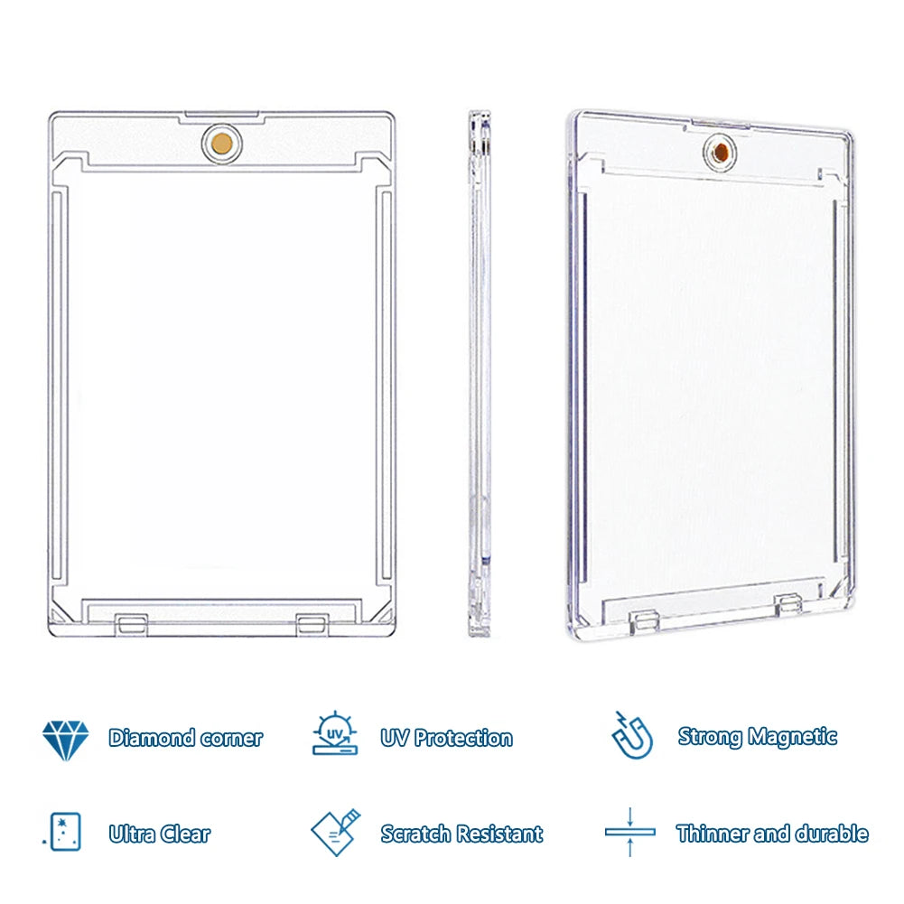 5/10/20 Pcs 180PT Magnetic Trading Card Holder Case For Kpop Idol Photo Cards Protector Baseball Sports Card Display Case