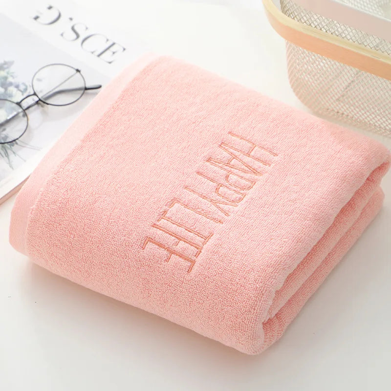 70X140CM Large Cotton Super Absorbent Thick Towel Bath Towel Beauty n motionQuick Drying Soft Bath Towel Comfortable Beach Towel