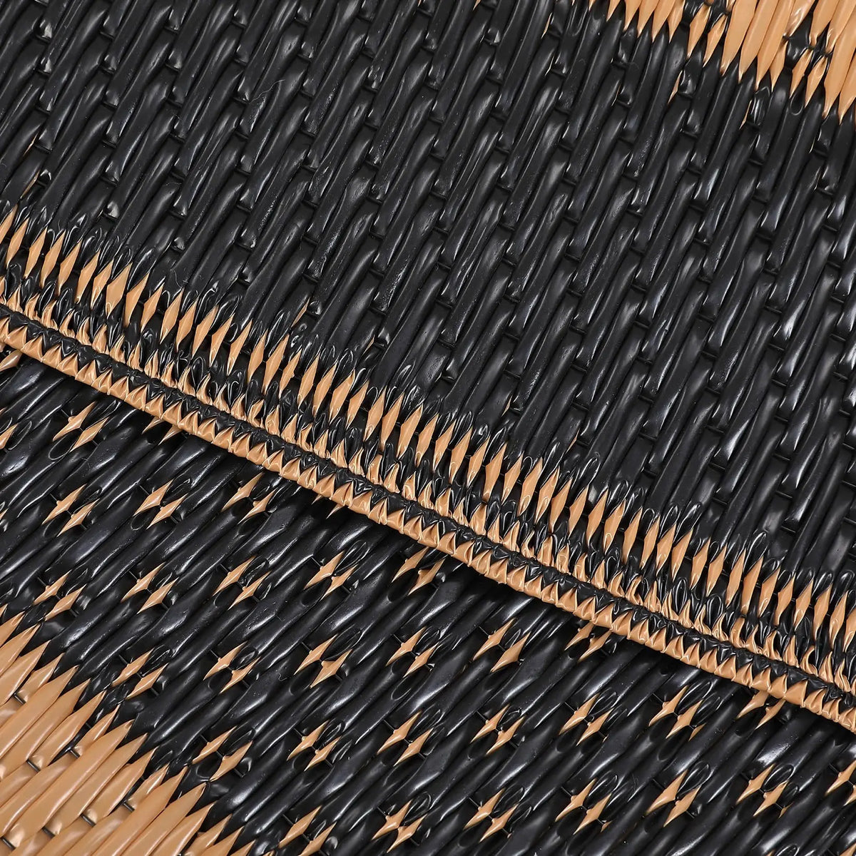 8x10ft Outdoor Rug | Waterproof Reversible Plastic Straw Patio Carpet, Easy Clean Modern Area Mat for Porch, Deck