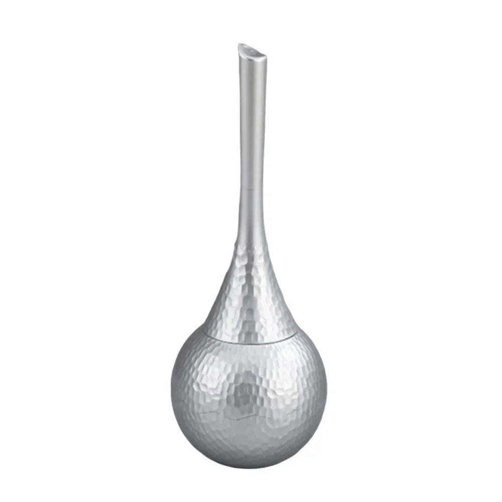 New Golden High-end Cleaning Brush with Base Holder Long Handle Toilet Brush Non-Scratch Household Bathroom Brush
