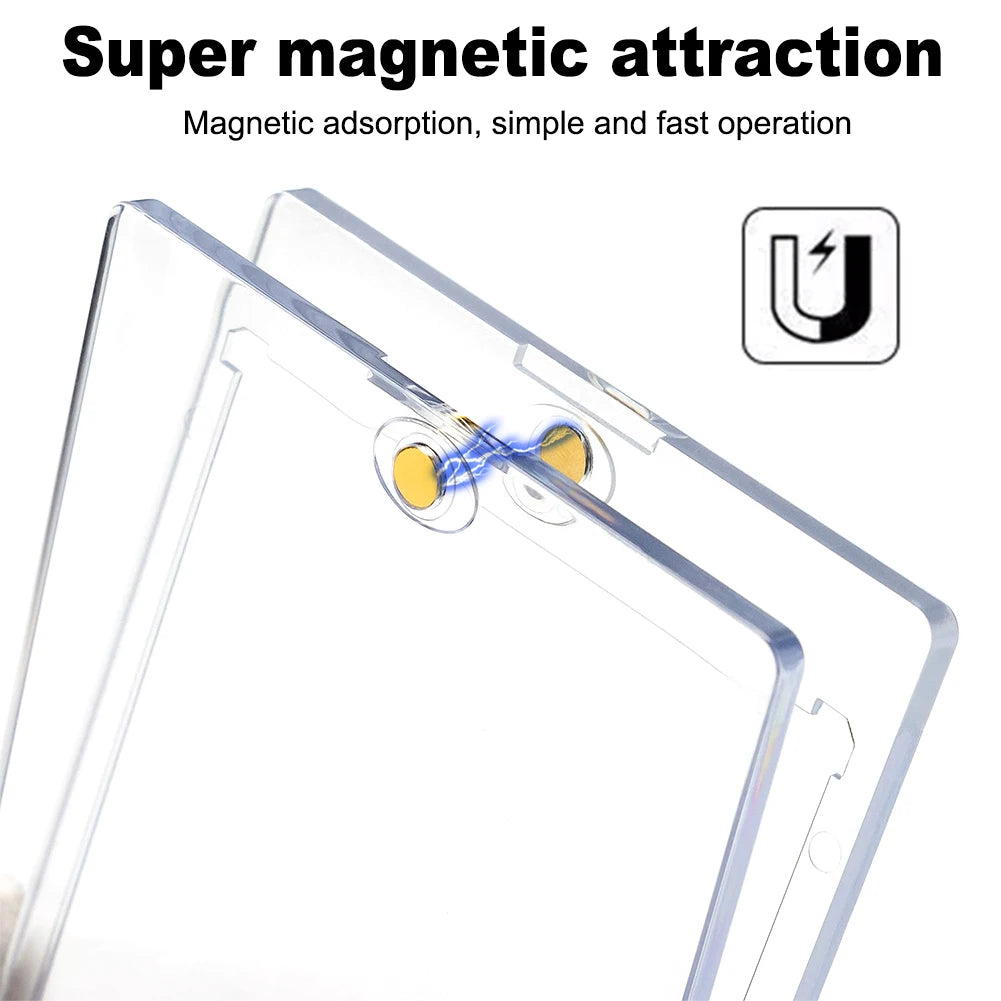 5/10/20 Pcs 180PT Magnetic Trading Card Holder Case For Kpop Idol Photo Cards Protector Baseball Sports Card Display Case