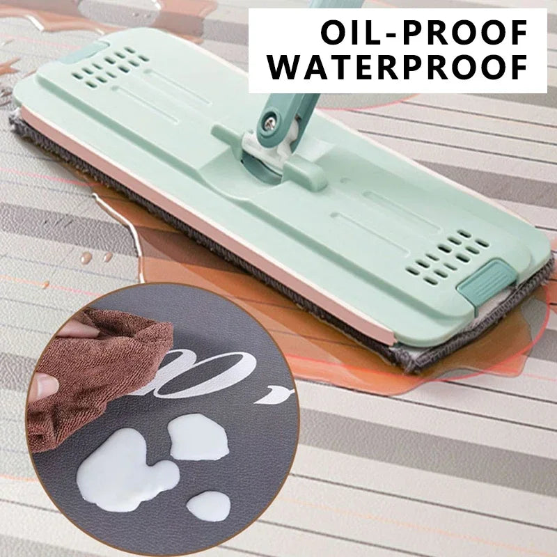 Carpet for Kitchen Waterproof Floor Mat Beige Carpets Pvc Leather Non-slip Oil-proof Long Foot Mats Home Decoration Rug Balcony