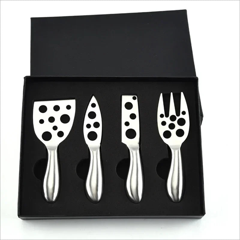 Multifunction Cheese Cutlery Baking Tools Set Stainless Steel Cheese Slicer Kitchen Gadgets Butter Knife Mini Cake Bread Knives