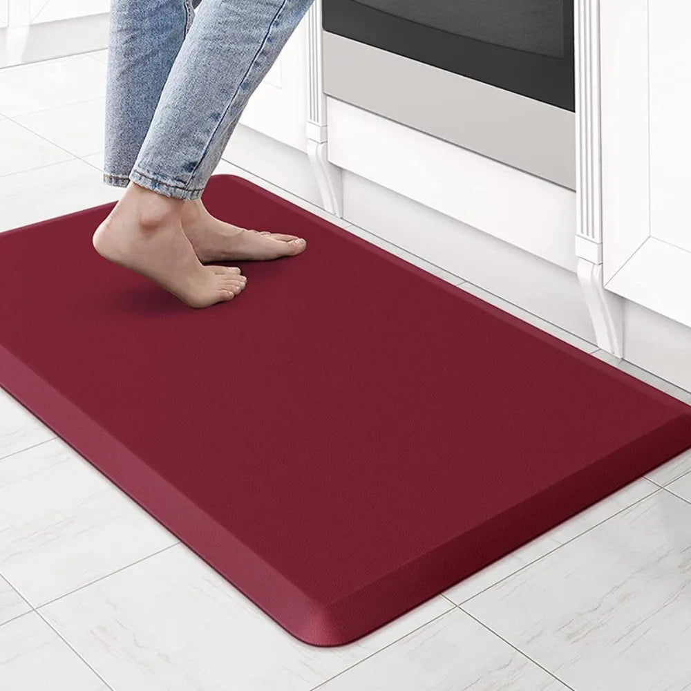 Carpet Anti Fatigue Kitchen Standing Mat Non Slip Waterproof Kitchen Rug Wear-resistant Rectangular Doormat Corridor
