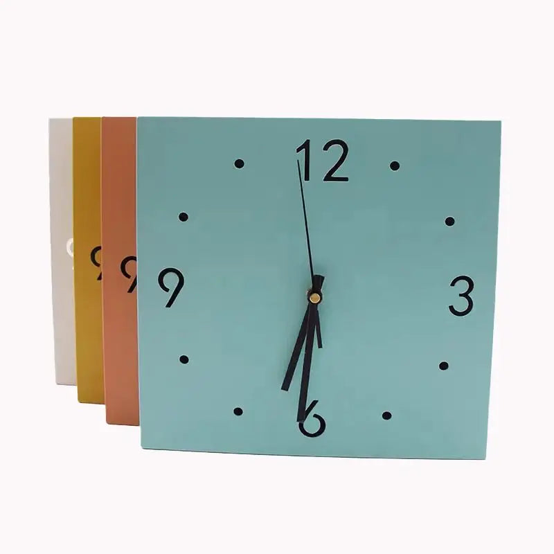 Modern LED Corner Wall Clock Minimalist Double Sided Display Home Office Decor Silent Non Ticking Creative Lighting Wall Clock