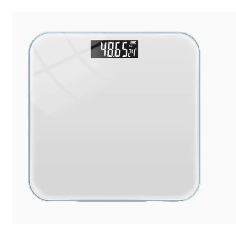 Electronic Digital Bathroom Scale Tempered Glass High Accuracy LCD Display Home Body Weight Weighing Scale For Adults