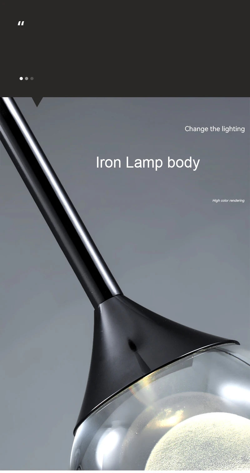 Modern Pendant Light  Simple LED Chandelier for Restaurant Dining Room Bedroom Home Decor Indoor Lighting Fixtures Hanging Lamp
