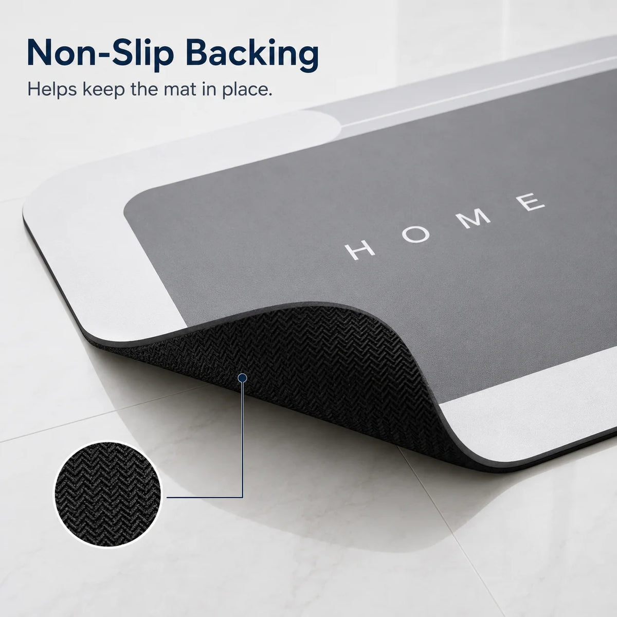 Bathroom Rugs Set 3 Piece, Super Absorbent Quick-Dry Bath Mat with Non-Slip Backing, Bathroom Floor Mats, Soft Diatomaceous Earth Bath Rug Set for Shower, Tub & Toilet