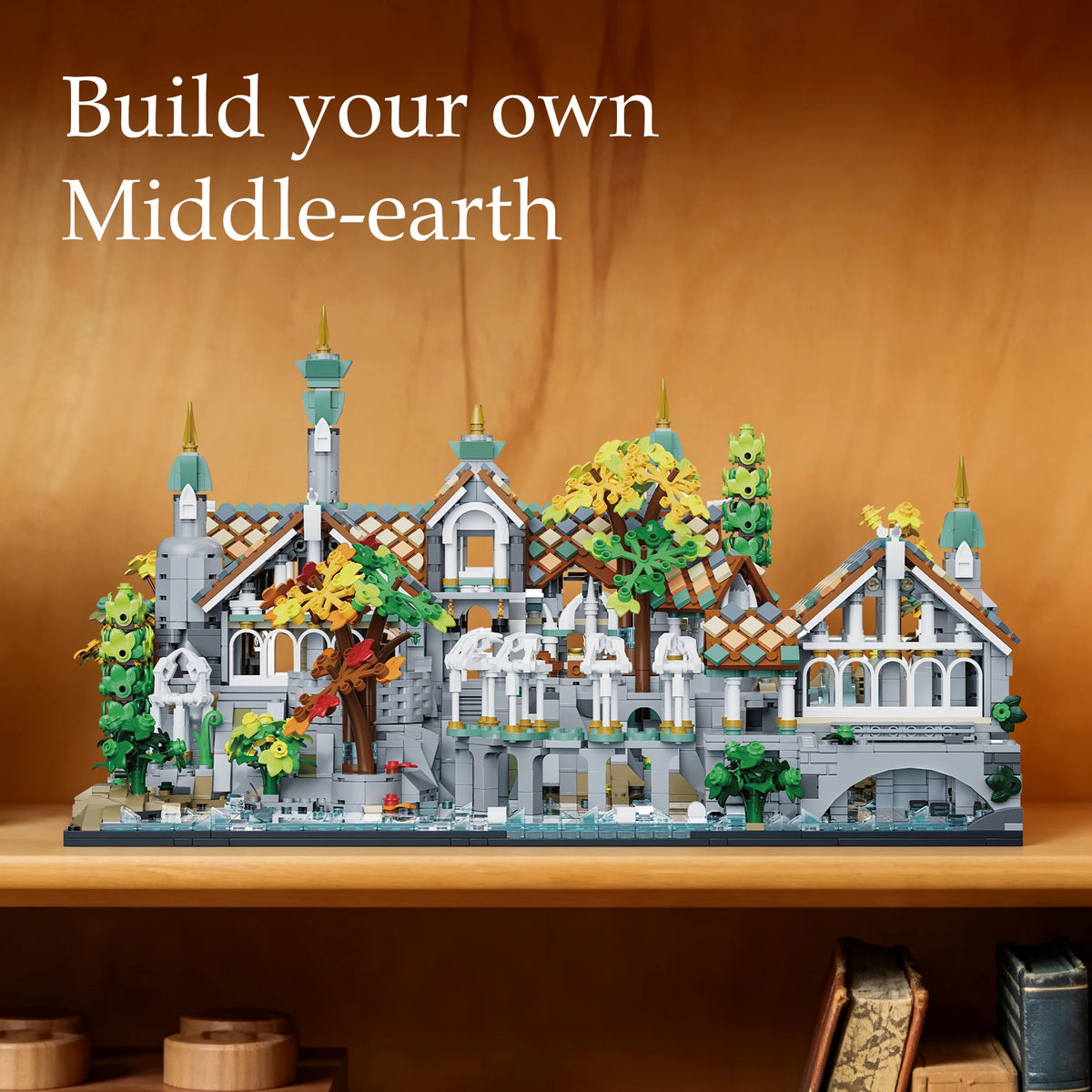 3330PCS Elven Valley MOC Building Blocks Last Homely House Castle Bricks Street View Construction Model Toys Kit Deskop Ornaments Gifts For Christmas Birthday